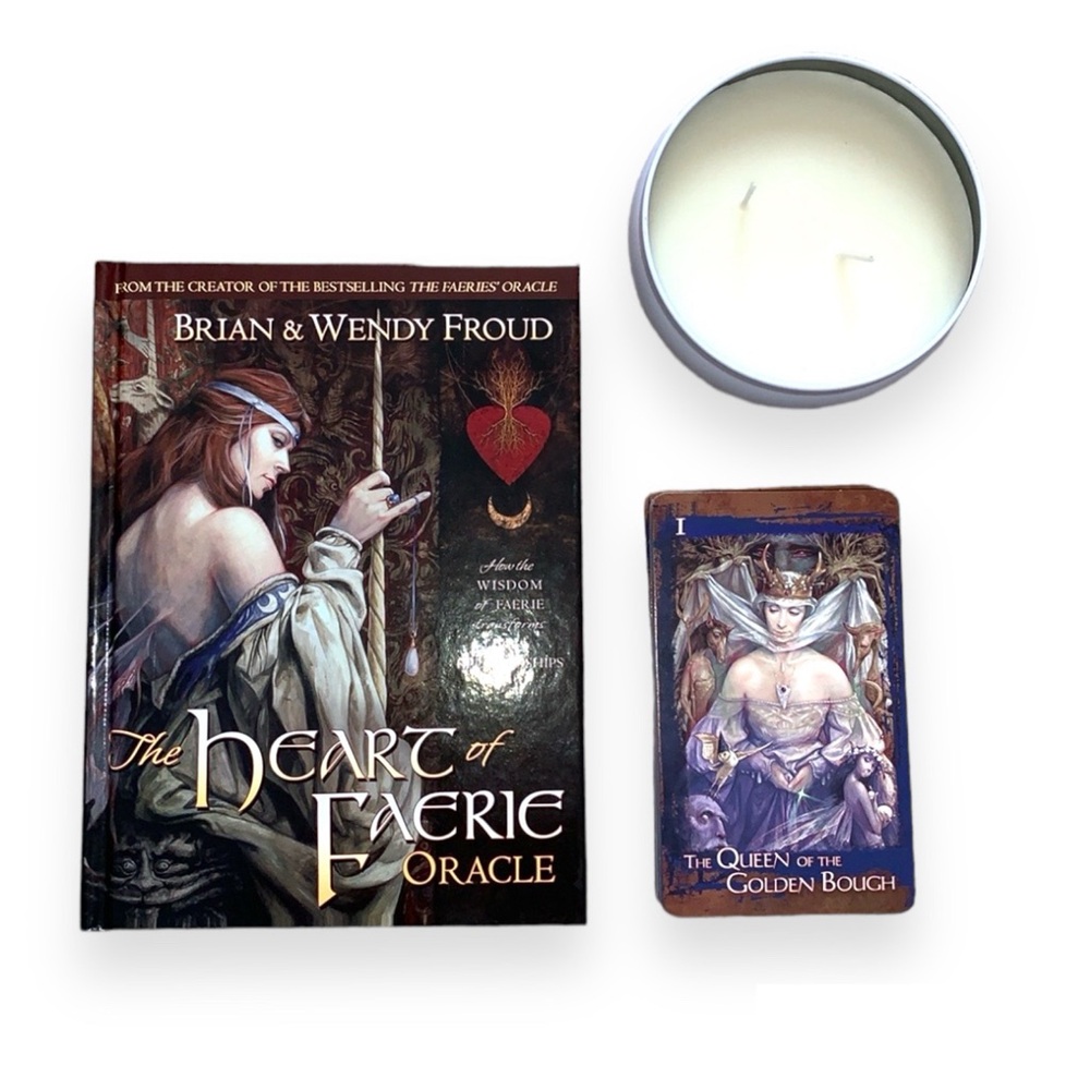 The Heart of Faerie Oracle Book & Tarot Cards